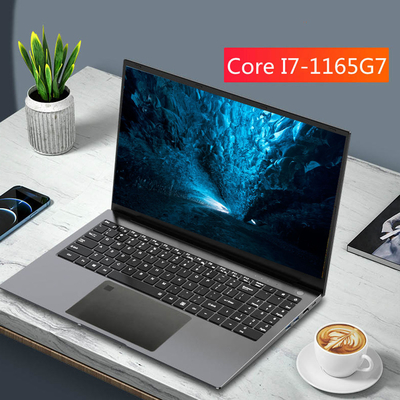 15,6-calowy aluminiowy rdzeń I7 Cpu 11gen Procesor do gier Laptop 8 gb Ram Notebook MX450 2 GB Karta graficzna